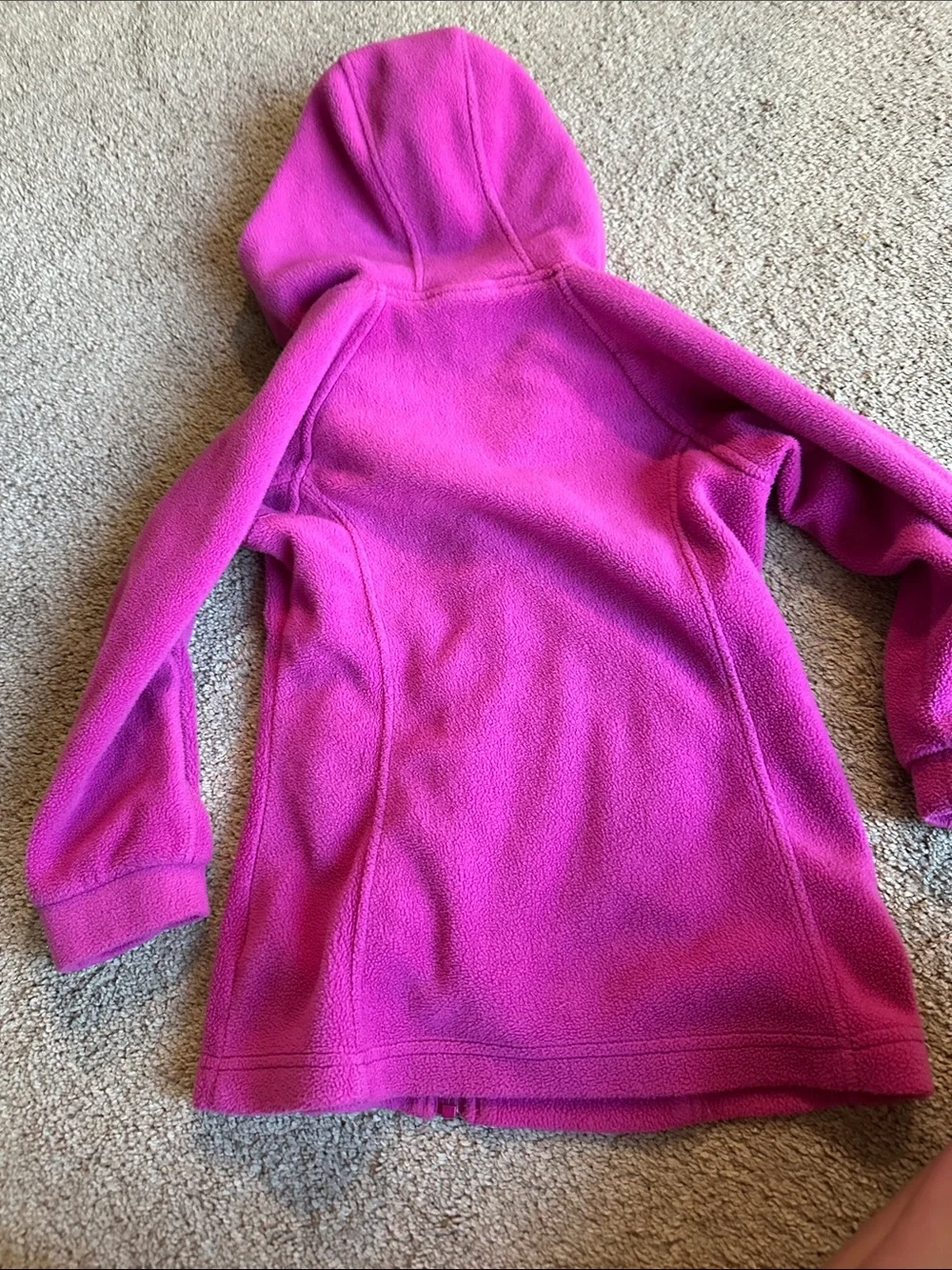 Columbia Magenta Hooded Fleece Jacket